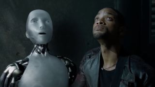 Alan Tudyk in Will Smith in I, Robot