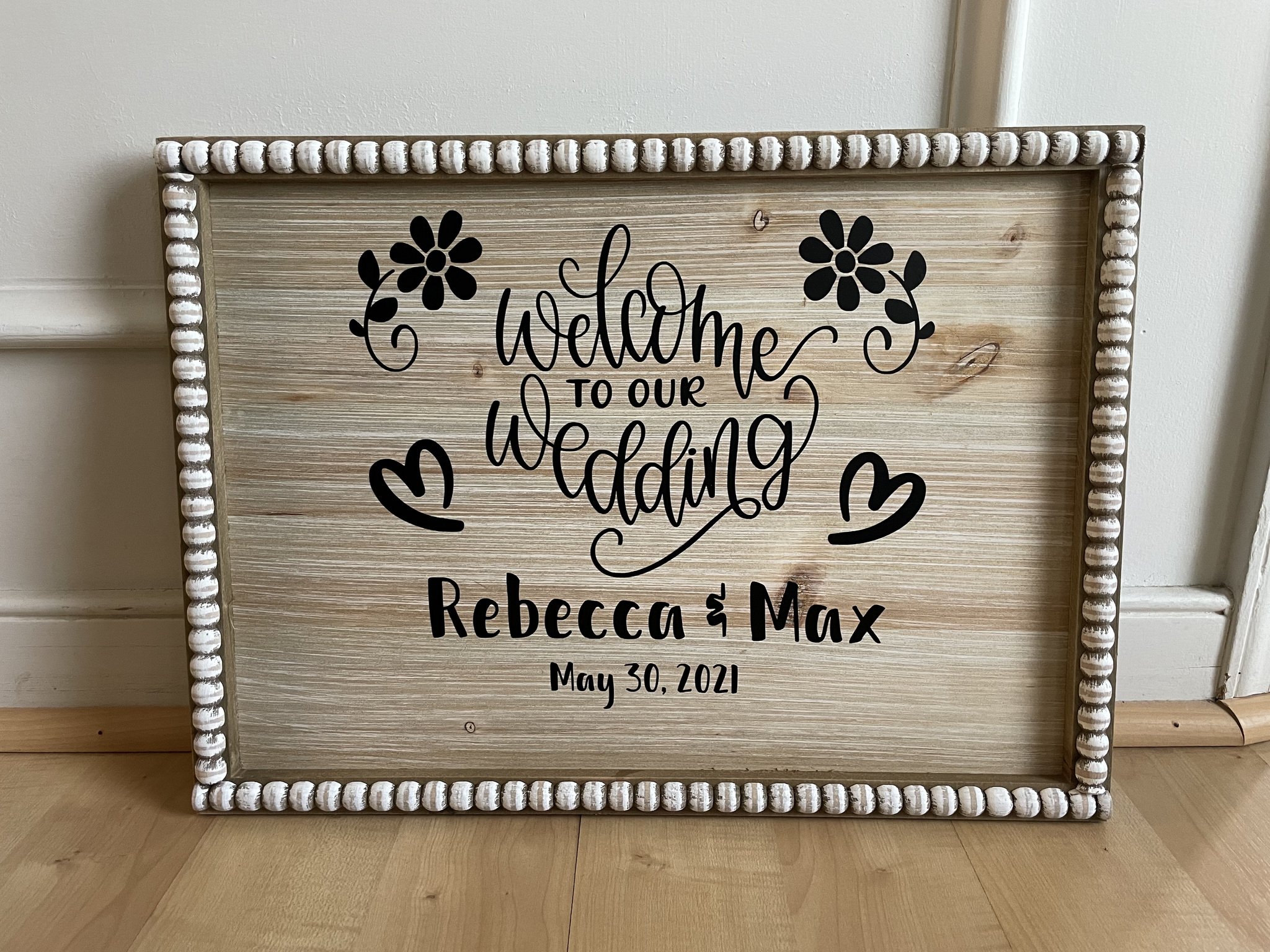 Cricut Maker 3 Project Wedding Sign