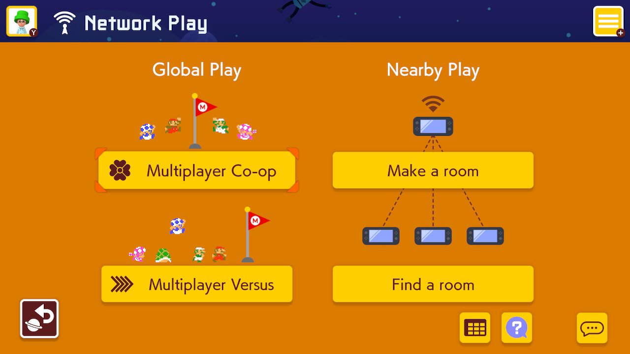 Super mario maker local on sale multiplayer