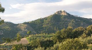 The ancient pottery was discovered in a cave of Monte Kronio in Agrigento, Italy.