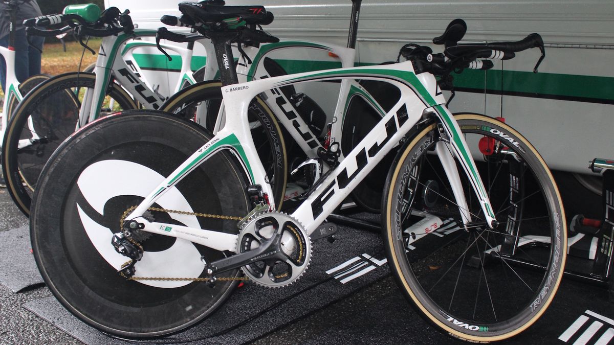 Caja Rural rode the Bristol ITT on Fuji Norcoms