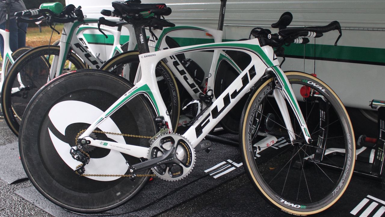 Caja Rural rode the Bristol ITT on Fuji Norcoms