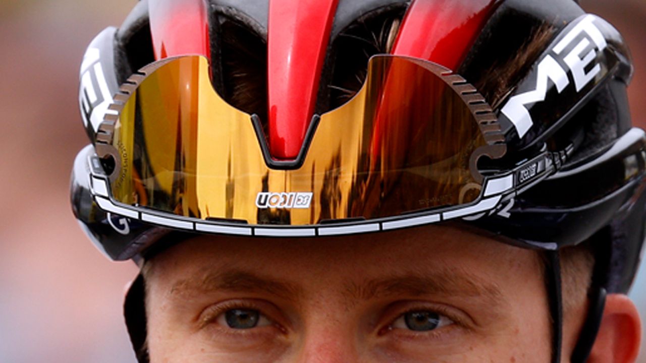 Radical Scicon sunglasses worn by Tadej Pogacar