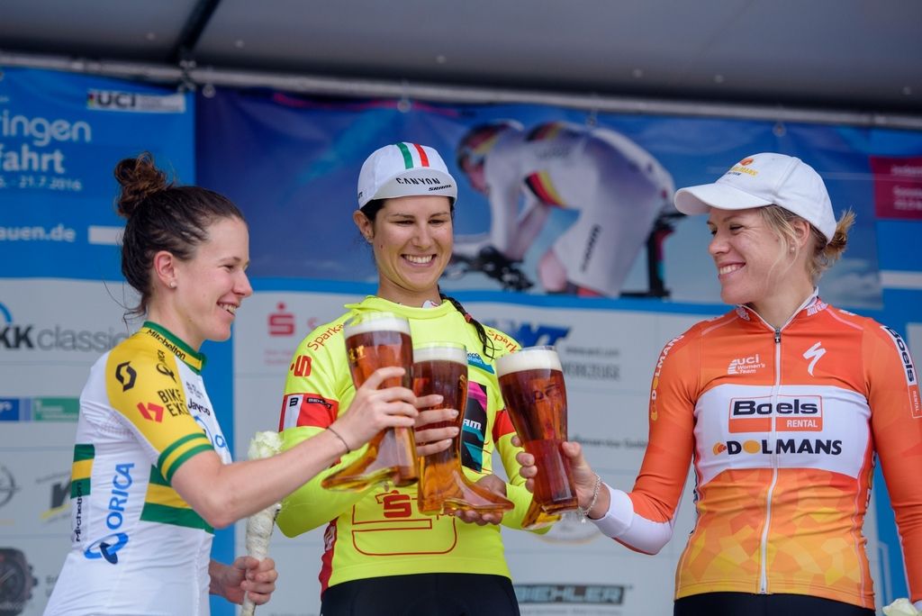 Beers for the podium