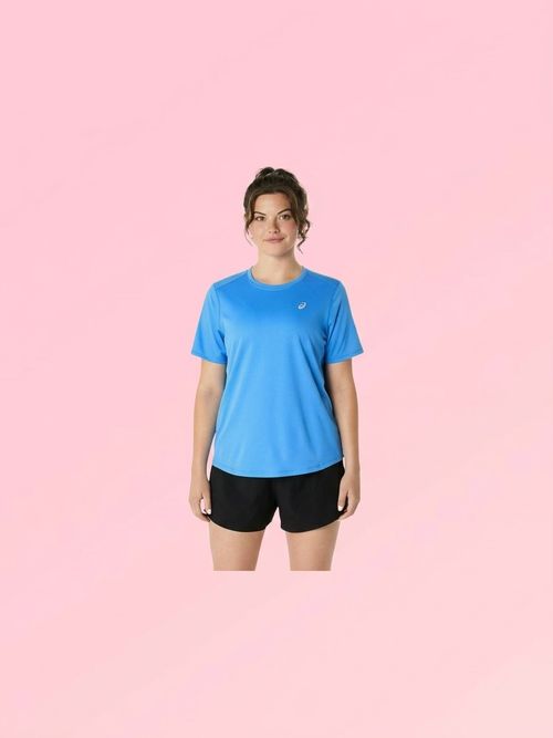 Asics Women's Silver Short Sleeve Top Running Apparel