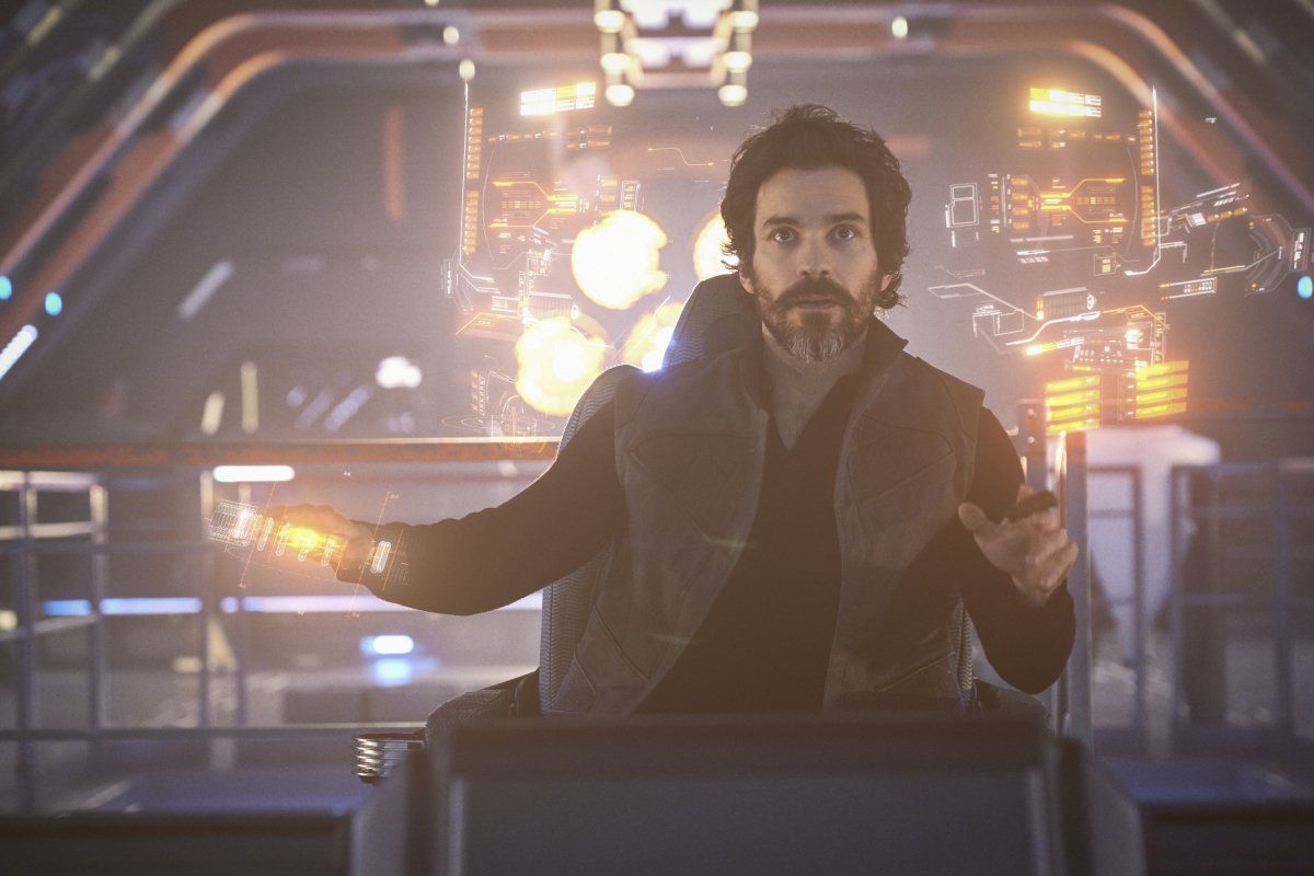 Santiago Cabrera as Rios in "Star Trek: Picard" Episode 4: Absolute Candor.