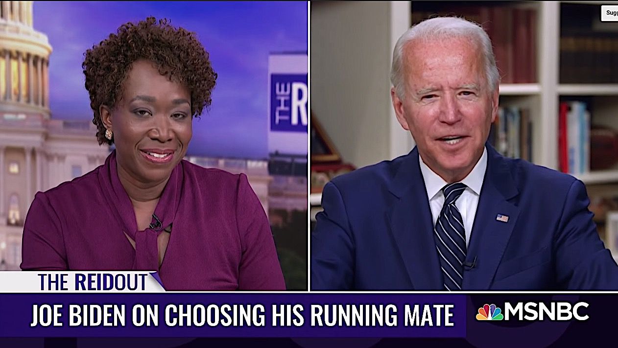 Joe Biden on Joy Reid&amp;#039;s show