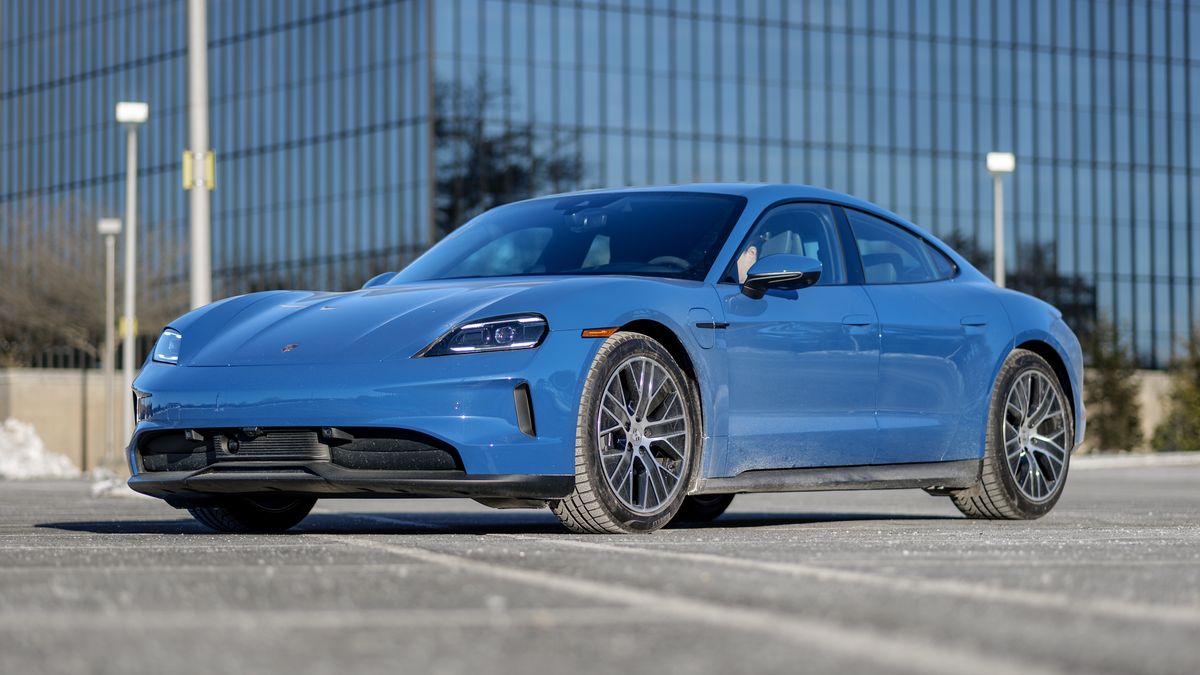 2025 Porsche Taycan test drive.