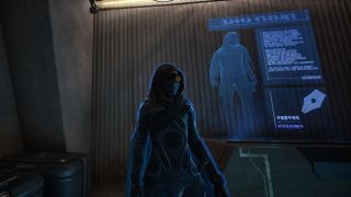 A player standing in front of one of the quest hubs in Dune: Awakening. 