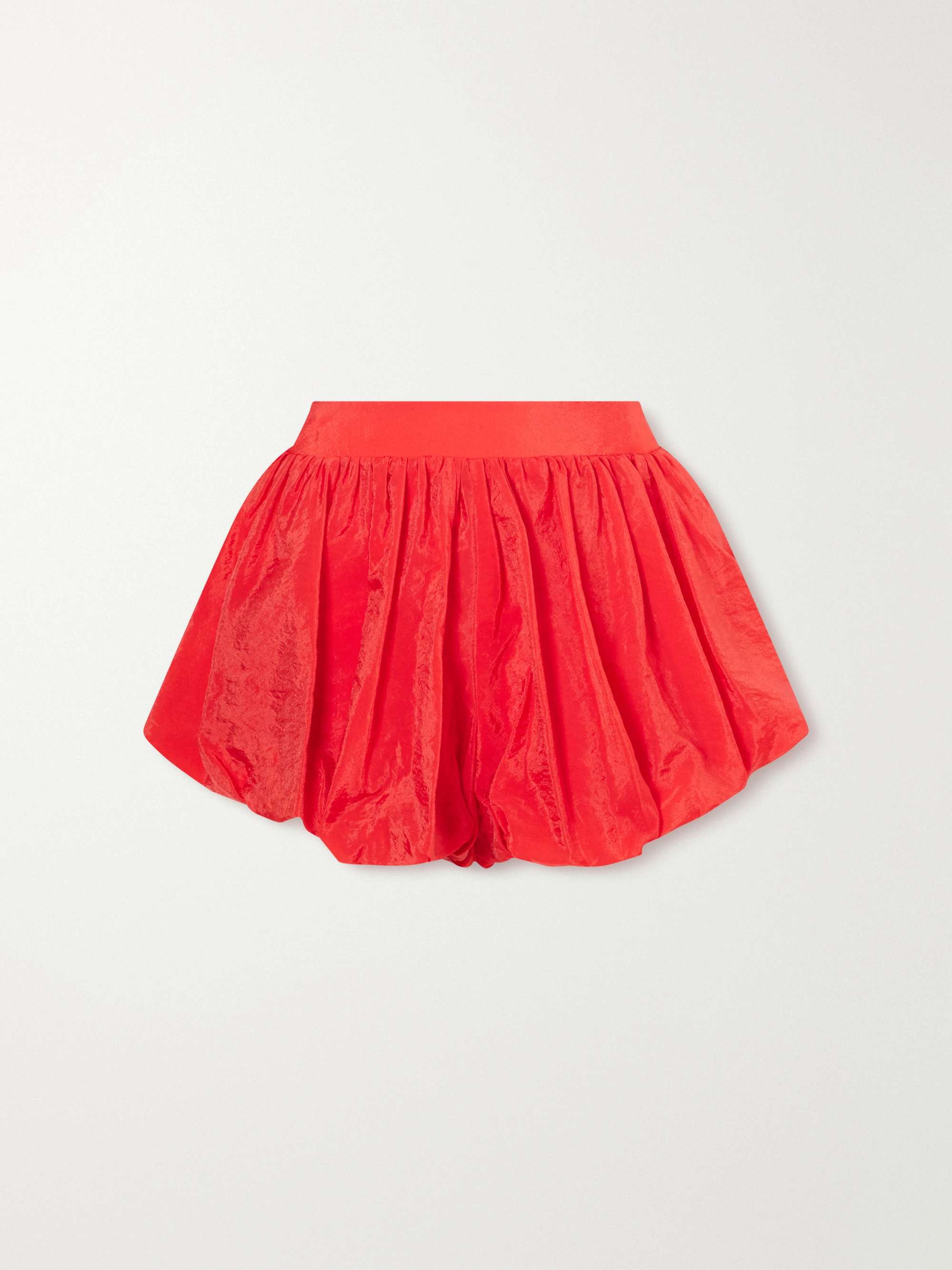 Alina Gathered Taffeta Shorts