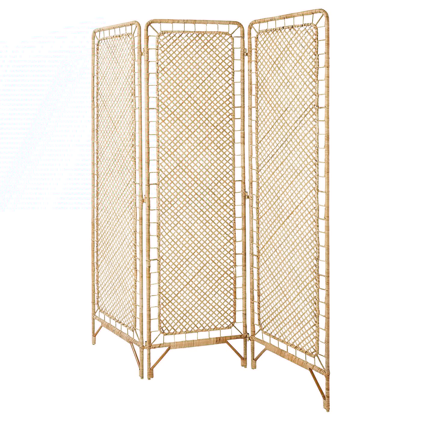 Tolkning Room Divider - Handmade Rattan 59x66 7/8 "