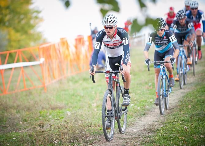 Summerhill (K-Edge) followed by Krughoff (Raleigh Clement) on a short descent. Colorado Cross Classic.