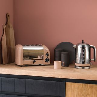 kitchen room with toaster and kettle