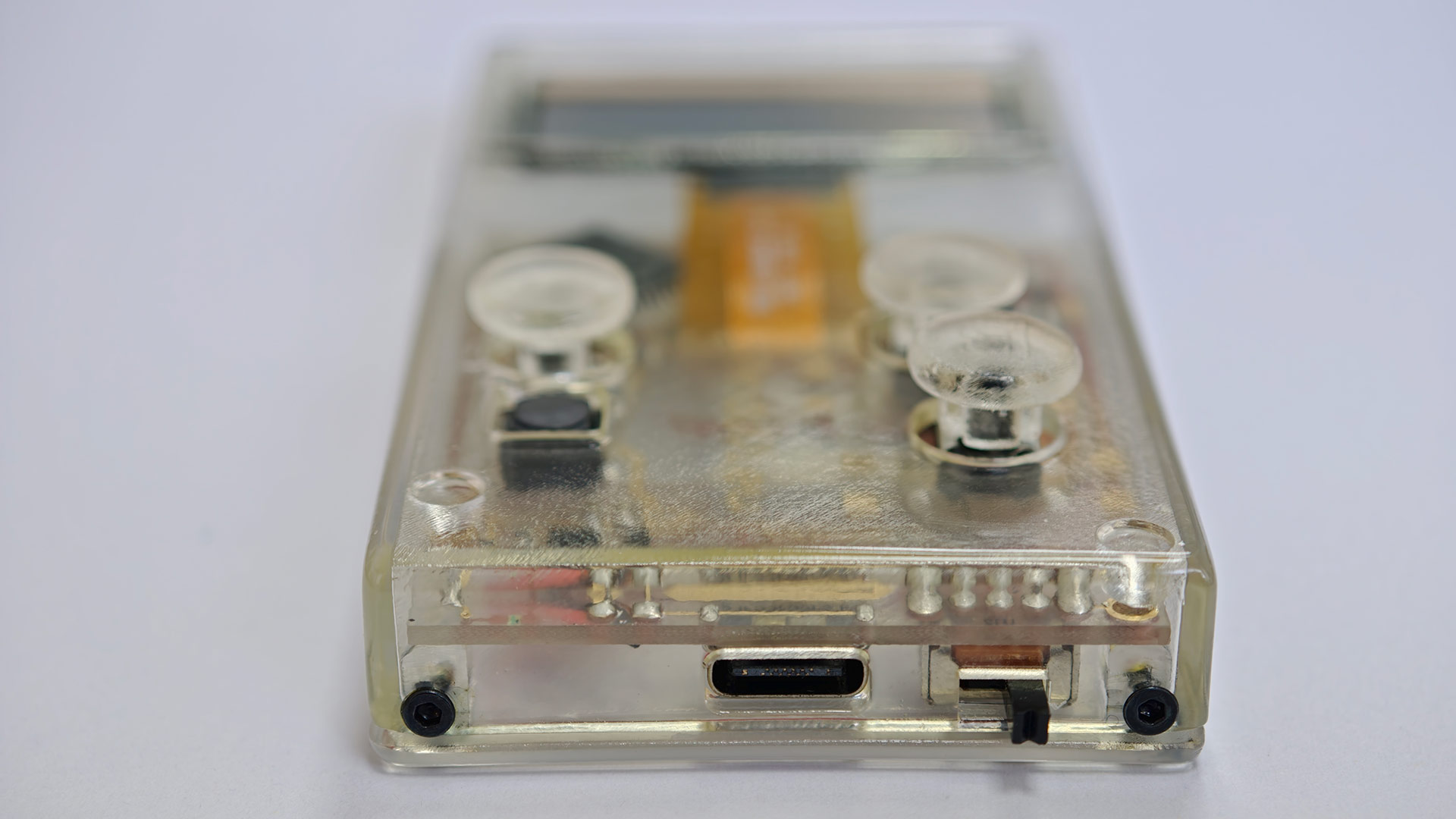 Arduview transparent handheld game console