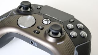 An overhead view of the Turtle Beach Stealth Ultra's buttons and thumbsticks