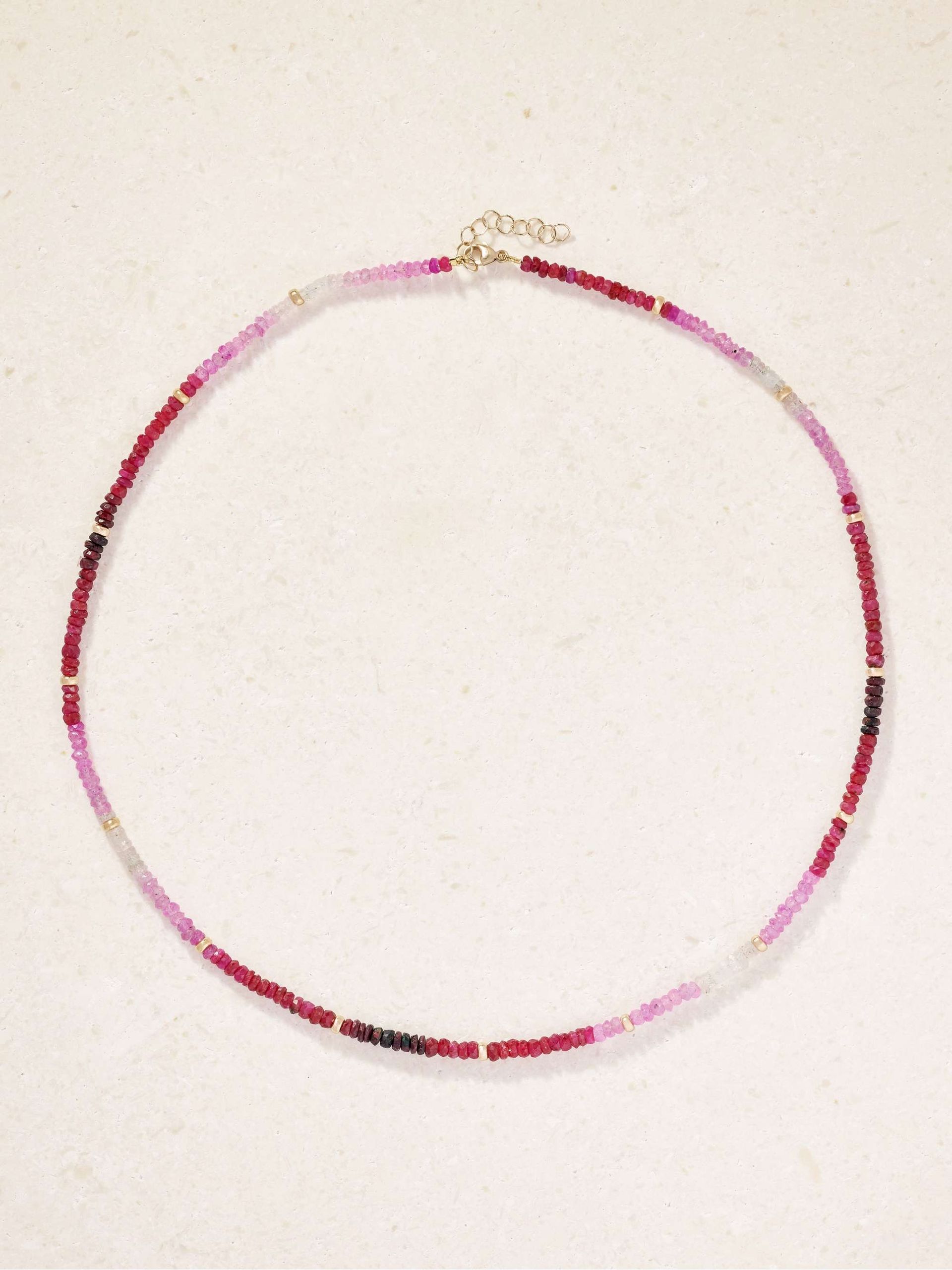 Arizona 14-Karat Gold Ruby Necklace