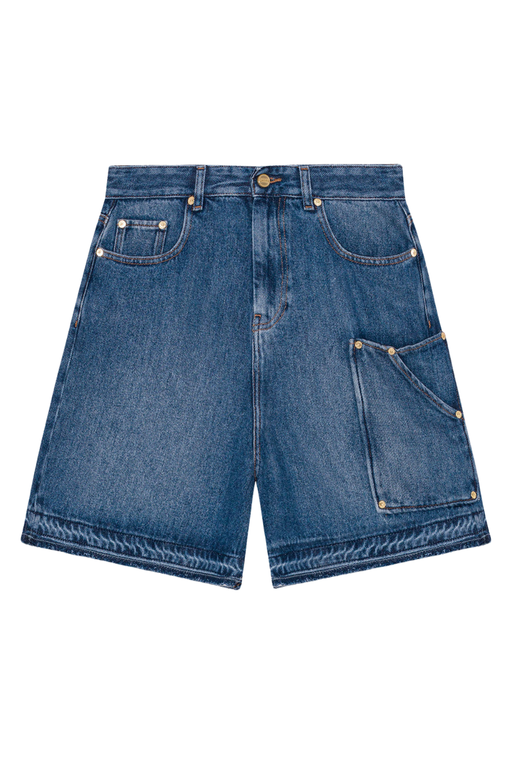 Blue Denim Shorts