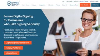 Secured Signing website screenshot