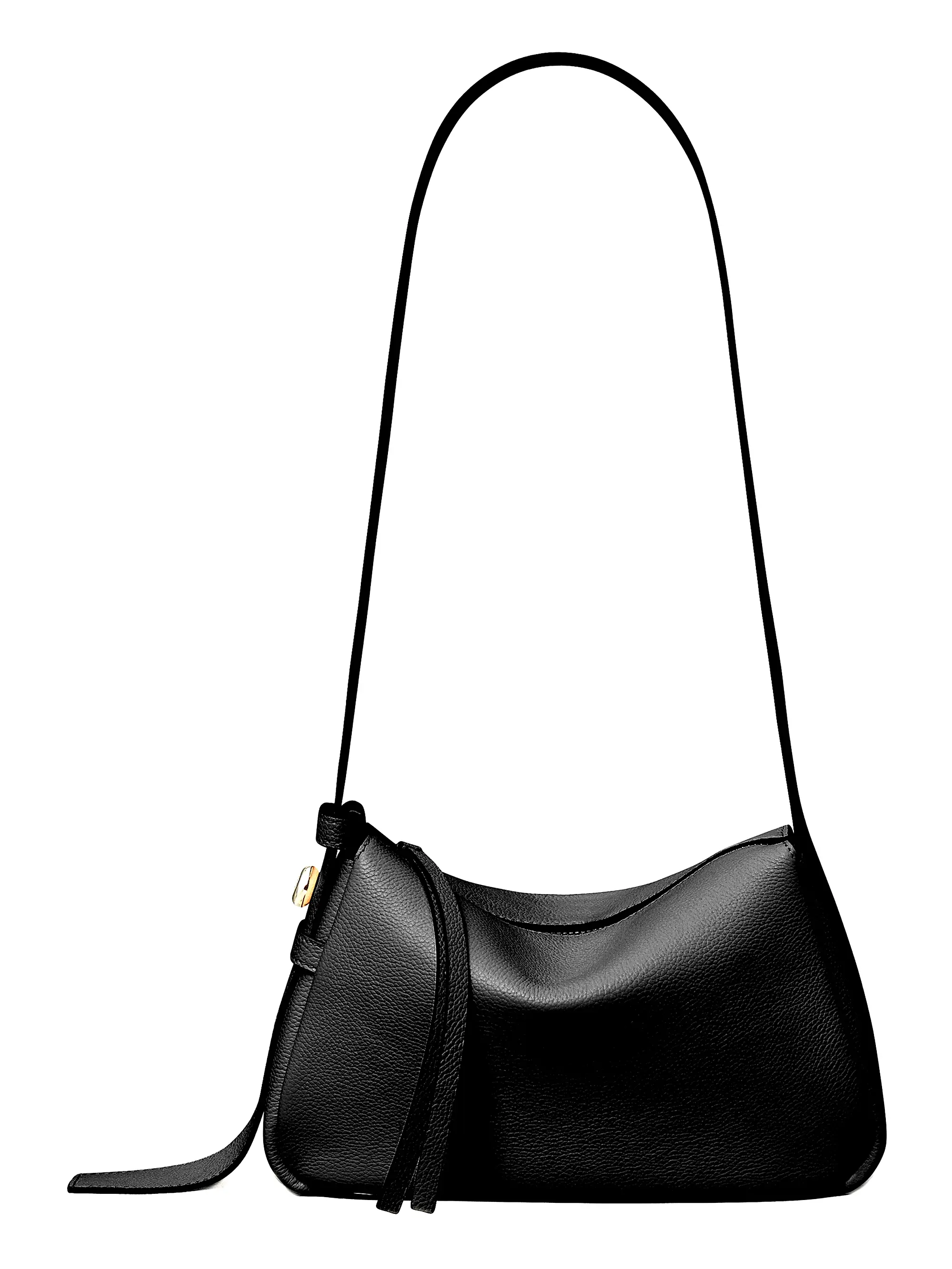 Small Romy Leather Shoulder Bag
