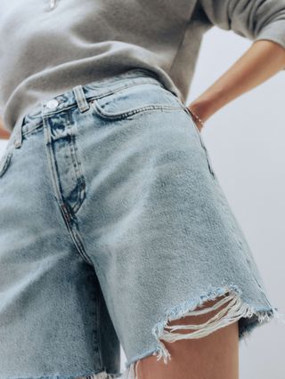 Raye Mid Rise Relaxed Jean Shorts