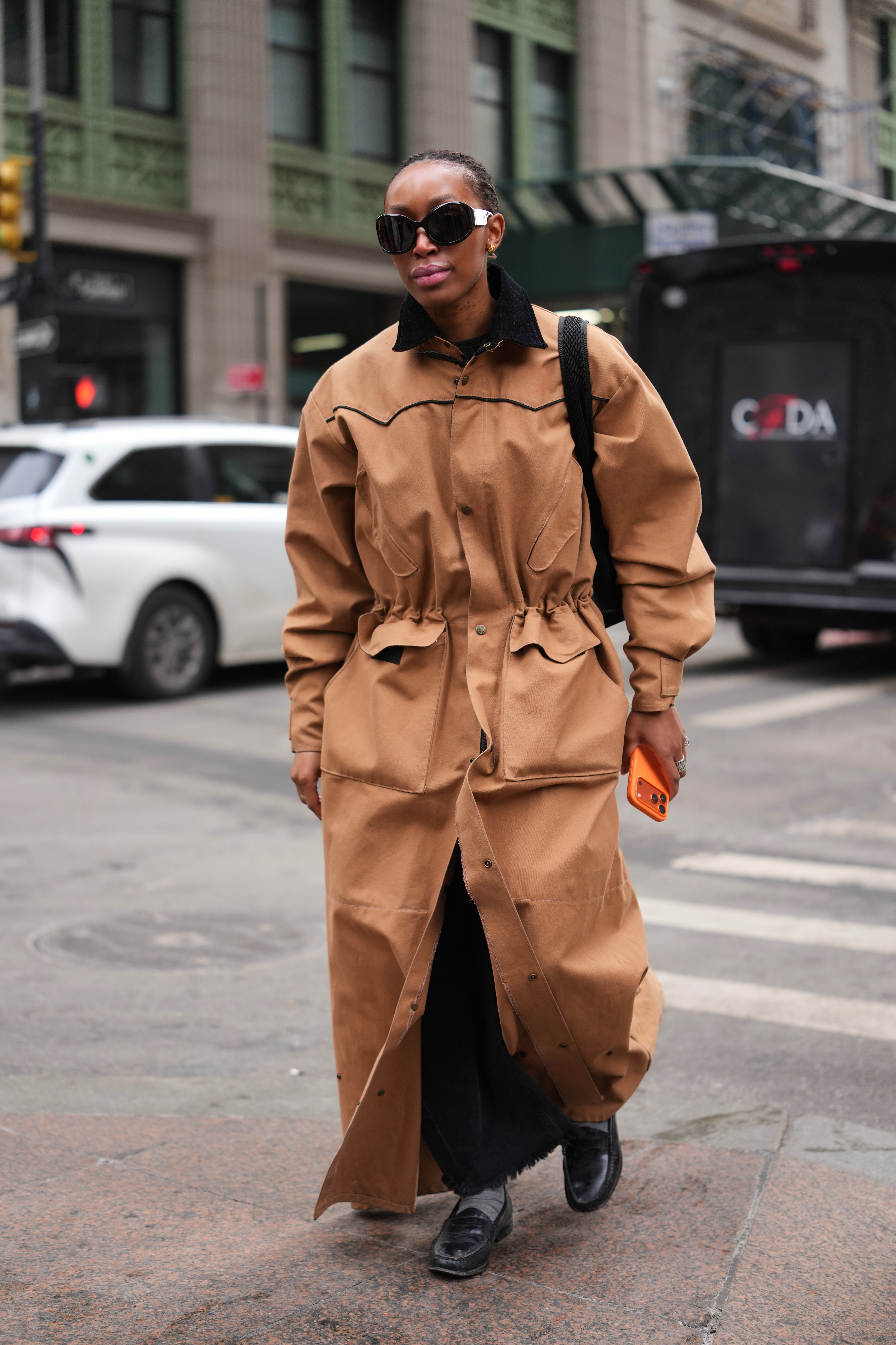 New Yorker in loafers.