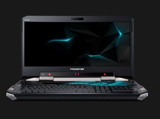 The Acer Predator 21 X features a very wide 21:9 display aspect.