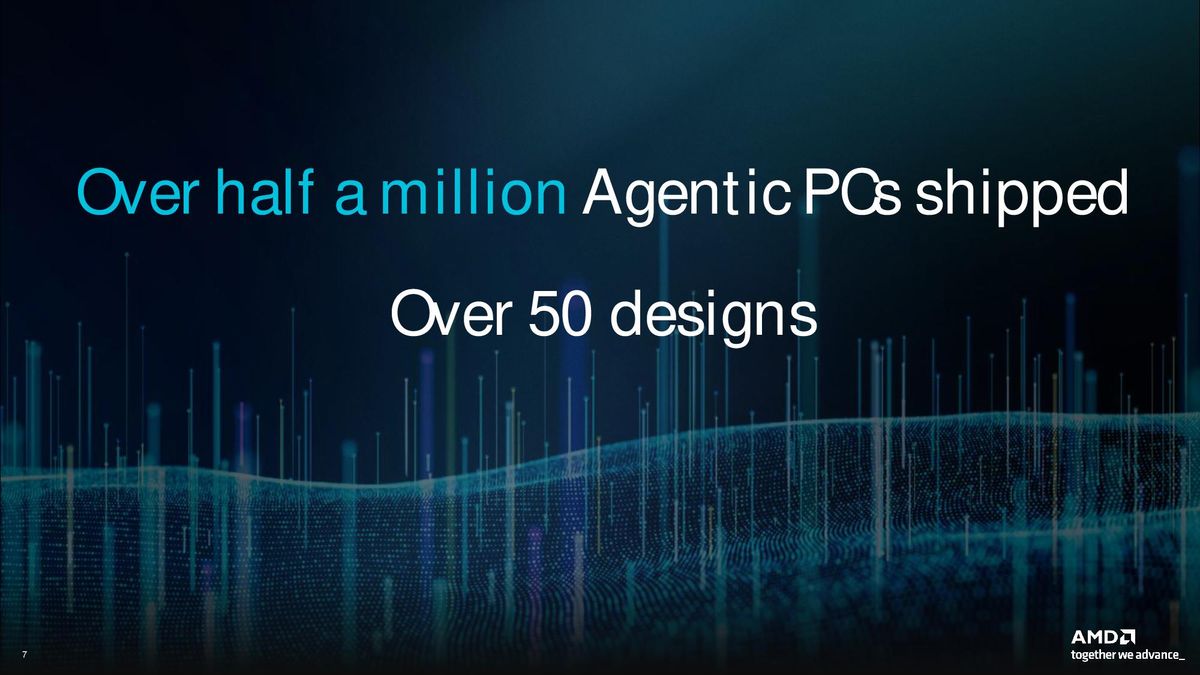 AMD agentic PC presentation.