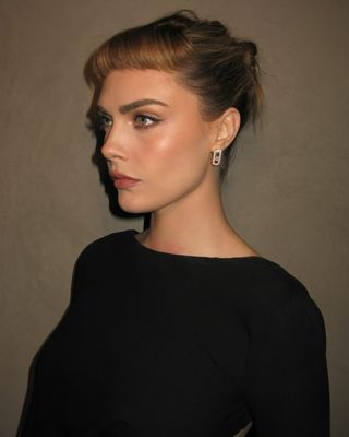 party hairstyles Cara Delevingne