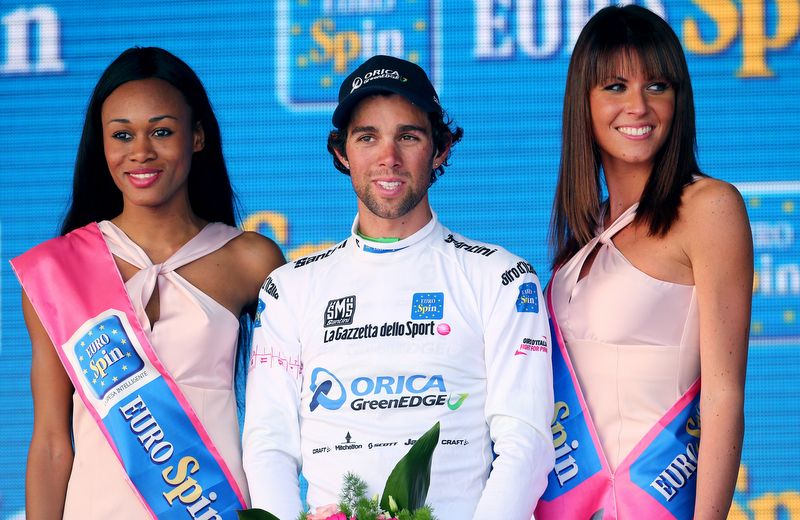 Michael Mathews (Orica-GreenEdge) also leads the best young riders jersey