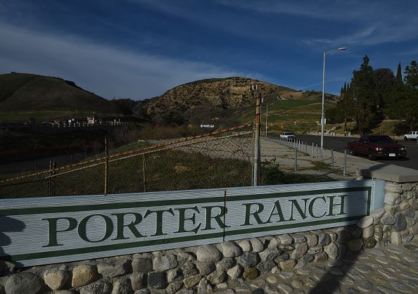 The entrance to the SoCal Gas facility in Porter Ranch.