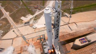 SpaceX Test-Fires Falcon 9 Rocket