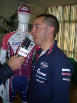 Team Katusha's Joaquim Rodriguez speaks in the lead-up to the Giro d'Italia