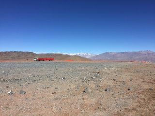 View from the groundbreaking ceremony for the Giant Magellan Telescope high in the Atacama Desert on Nov. 11, 2015.