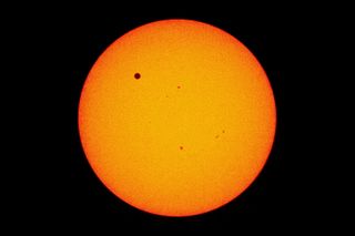 Venus Transit 2012 Seen from the International Space Station