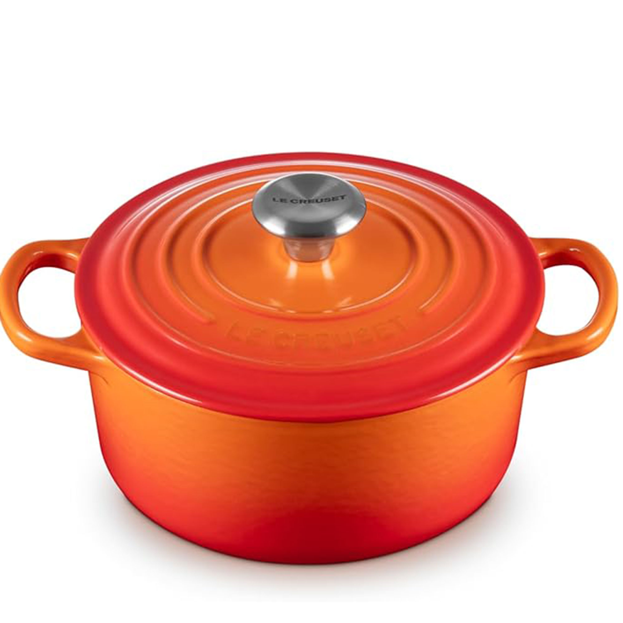 Le Creuset Signature Enamelled Cast Iron Round Casserole Dish With Lid, 18 Cm, 1.8 Litre, Volcanic, 21177180902430