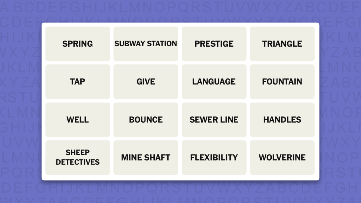 NYT Connections hints for game 1194 on a purple background