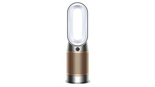 The Dyson Purifier Formaldehyde Hot + Cool shown in bronze and silver