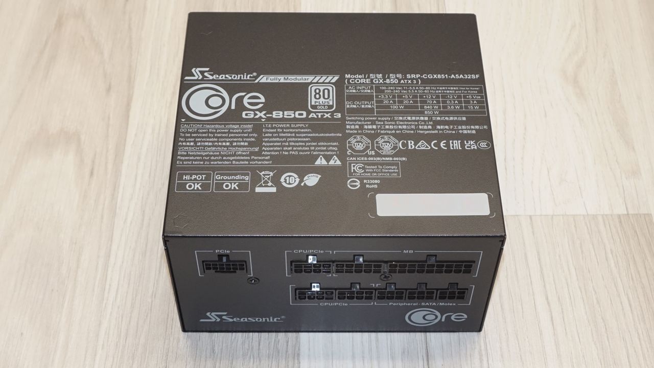Seasonic CORE ATX 3 GX-850 PSU
