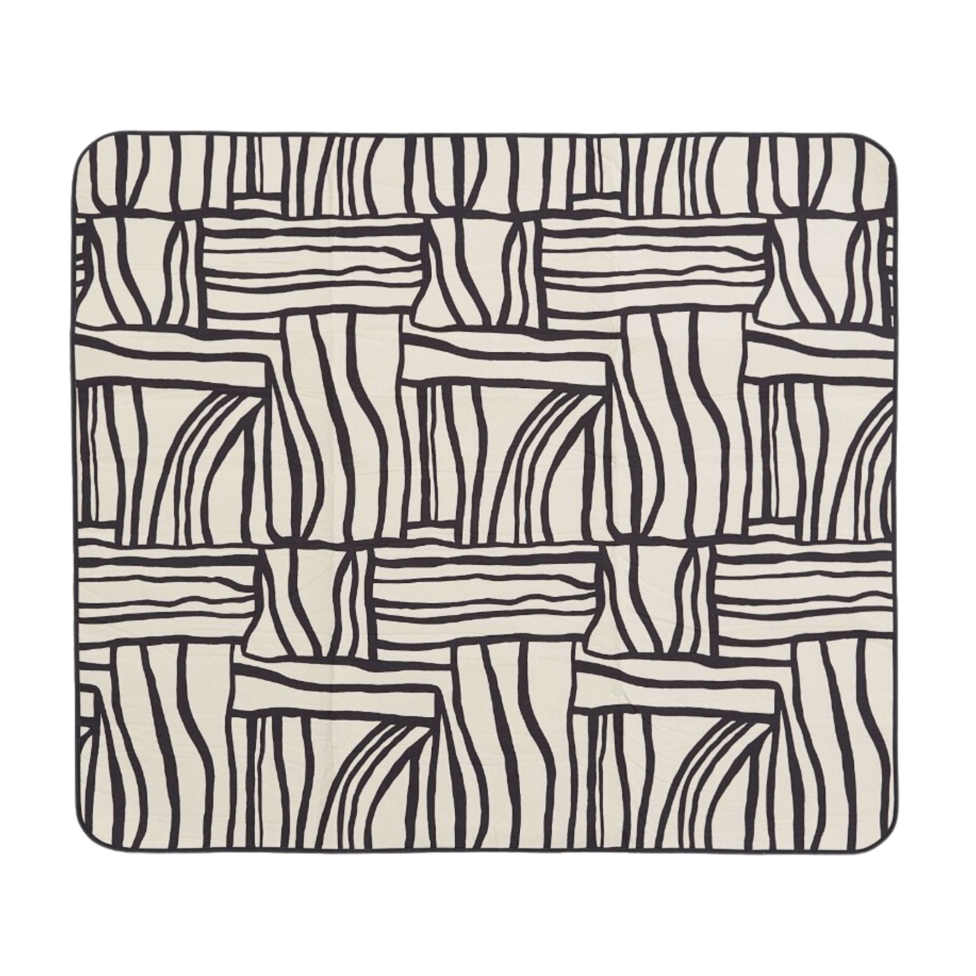 Selimut piknik hitam putih