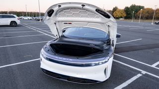 2025 Lucid Air Pure frunk space/