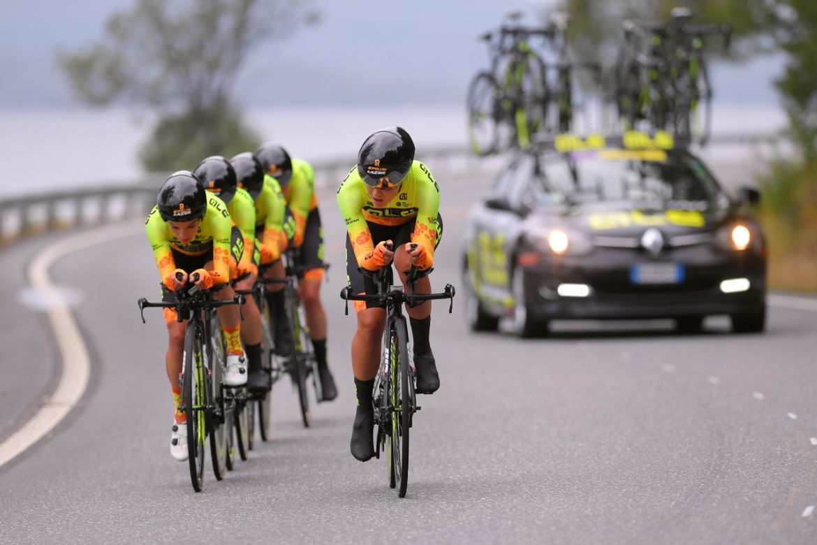 Ale Cipollini in the Ladies Tour of Norway TTT