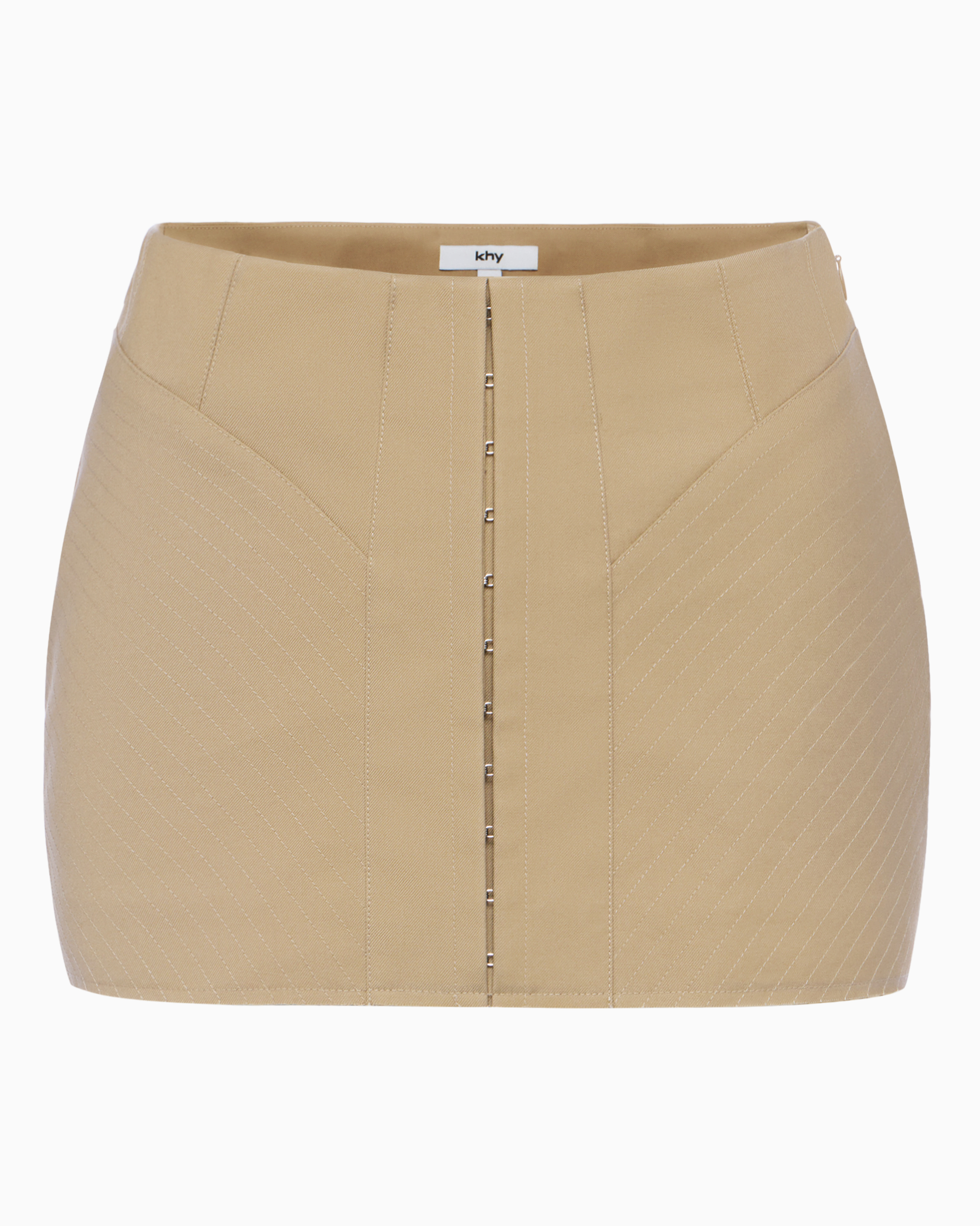 Khy x Dilara Fındıkoğlu Mini_Corset_Skirt-Sand_1