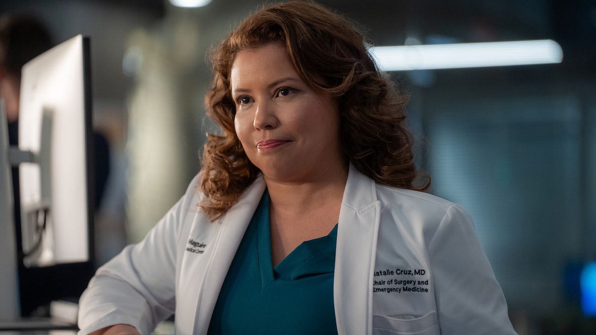 Justina Machado as Natalie Cruz in Netflix's "Pulse"