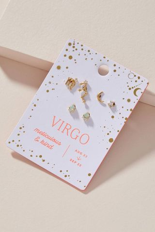 Zodiac Post Earring Set