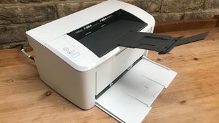 HP LaserJet Pro M15w side view