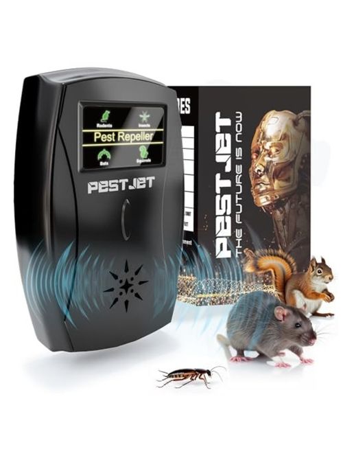 Ultrasonic Pest Repeller Plug-In With LCD