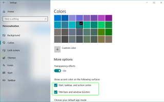 Change the Title Bar Colors