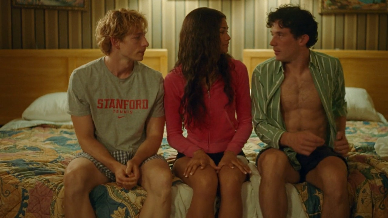 Zendaya, Josh O'Connor, and Mike Faist in Challengers