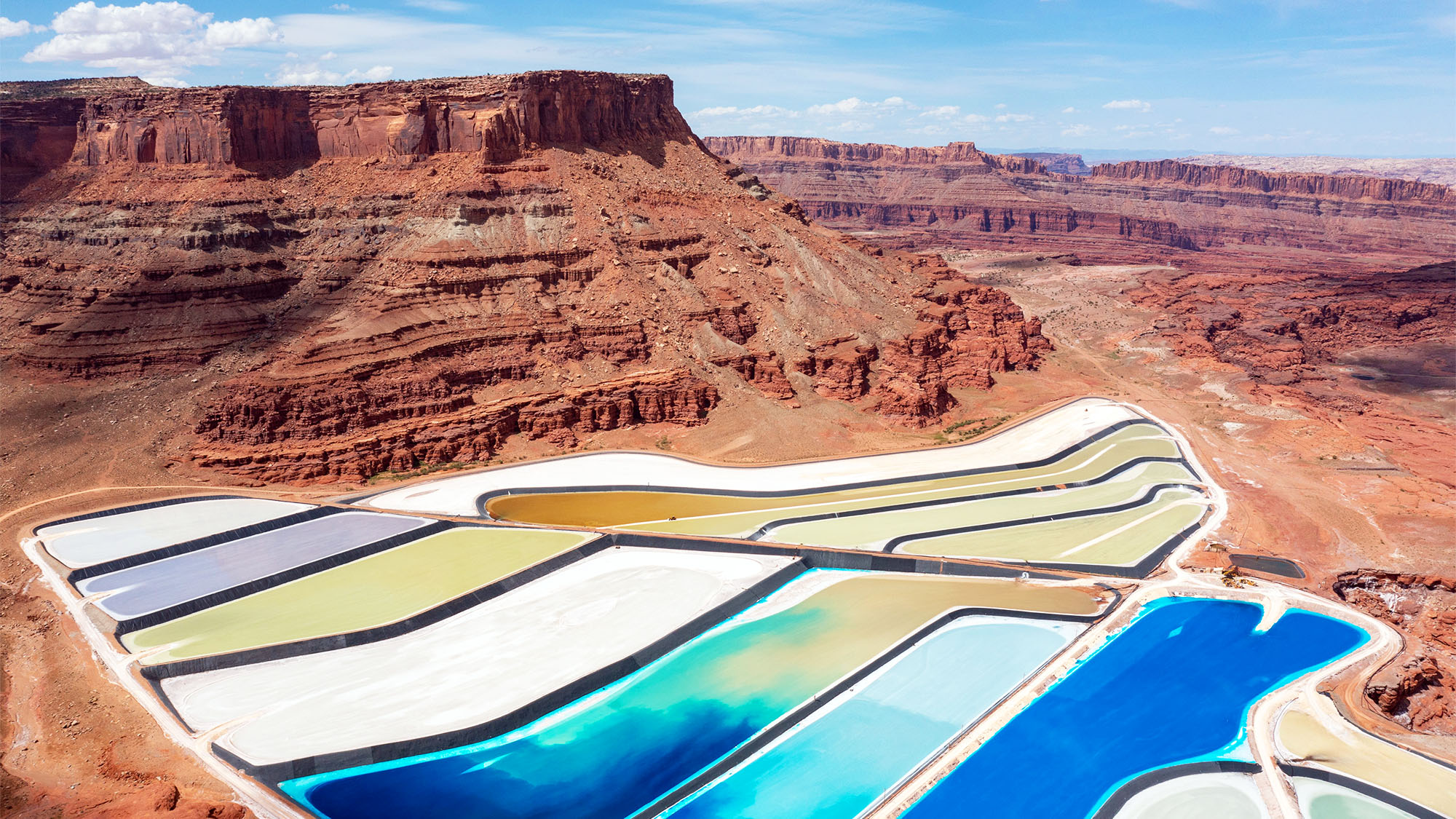 A potash mine in the United States