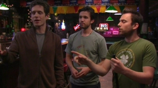 Mac, Dennis and Charlie in It's Always Sunny of Philadelphia.